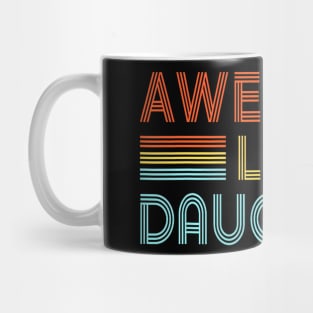 Awesome Like My Daughter Father's Day  Retro Dad Men Mug